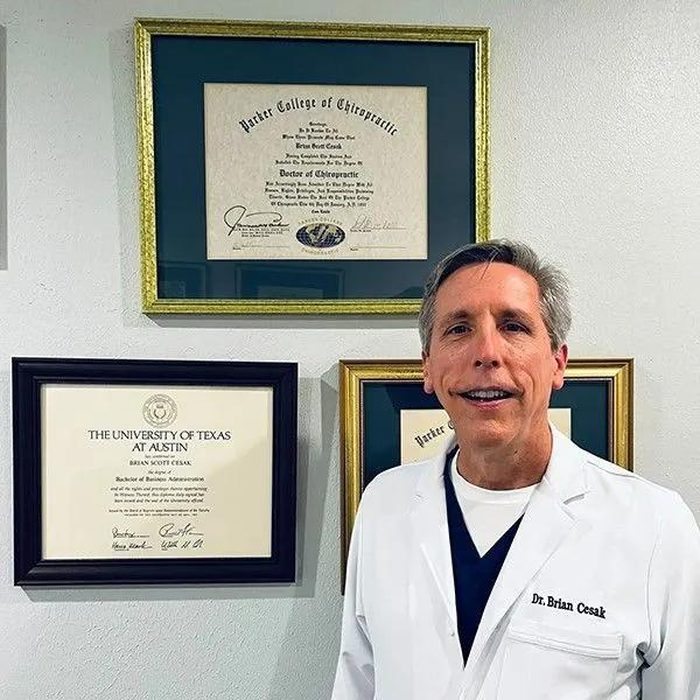 Dr. Brian Cesak, D.C., of Cesak Chiropractic